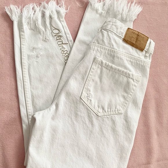 ZARA Jeans Trafaluc Denim Wear Ankle Cropped Size 4 - Picture 13 of 14